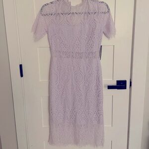 Lulus Lilac Lace Dress